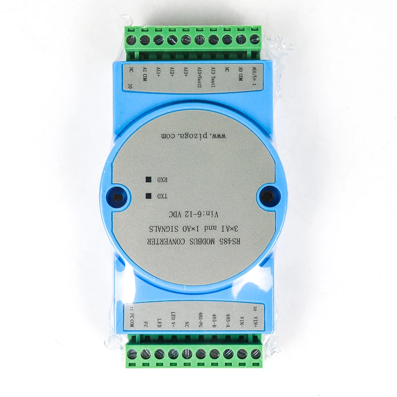 8 channels 4-20ma analog to digital converter data acquisition rs485 module 9600 baud rate signal acquisition