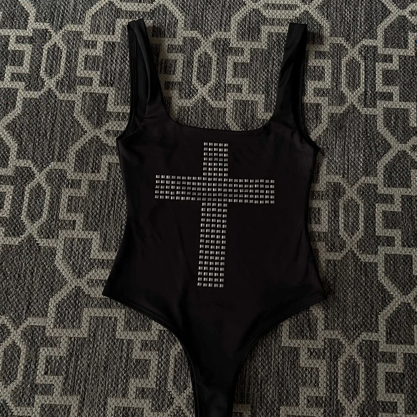 

Summer new hot diamond sexy vest for women sleeveless dark gothic trend Y2K ins jumpsuit