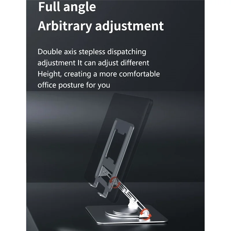 

Laptop Stand Adjustable Tablet Stand Aluminum Alloy Rotating Bracket Portable Fold Holder Cooling Bracket Support