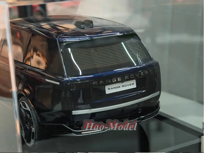 MH Mercedes 1/18 For range rover Resin Diecast Model Car Simulation Toys Boys Birthday Gifts Hobby Display Collection Blue