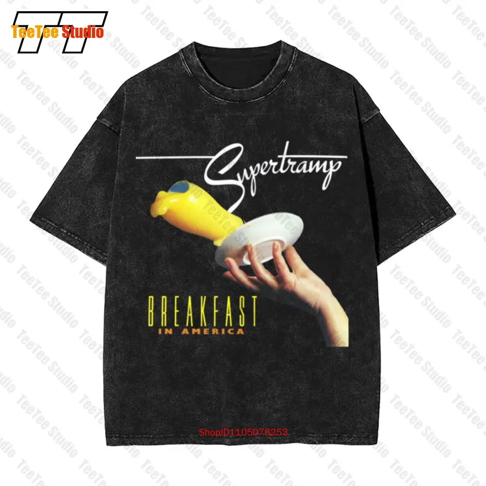Supertramp Breakfast In America Rock Vintage Übergroßes T-Shirt 6KWK