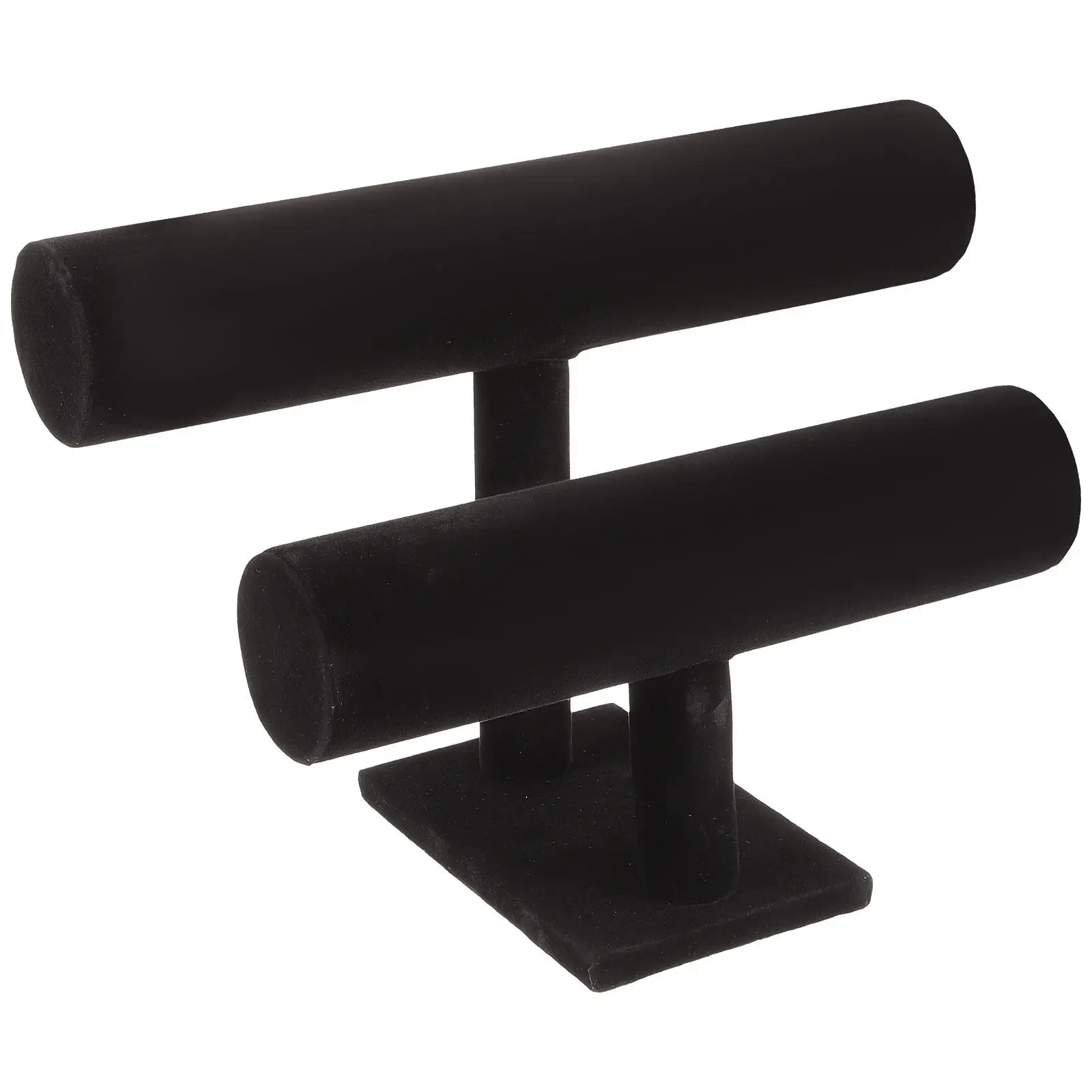 

Two Tier Detachable Bracelet Display Stand Black Simple Rack for Jewelry Organization Bangle Holder Bracelet Holder