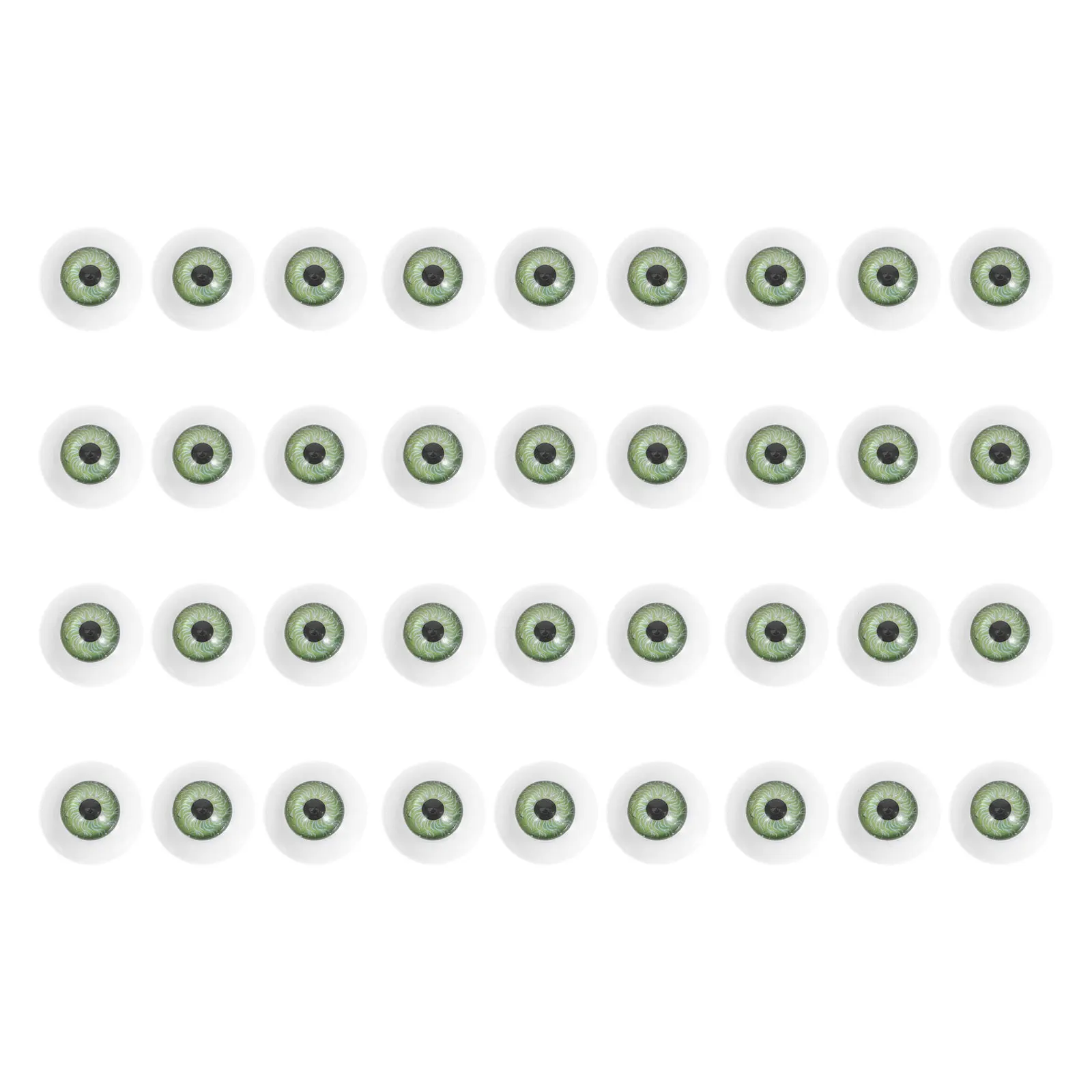 40 قطعة 20 مللي متر عيون السلامة البلاستيكية مقل العيون الحرفية الواقعية للحيوانات الكروشيه المشاريع المحشوة عيون وهمية مقل العيون وهمية #6