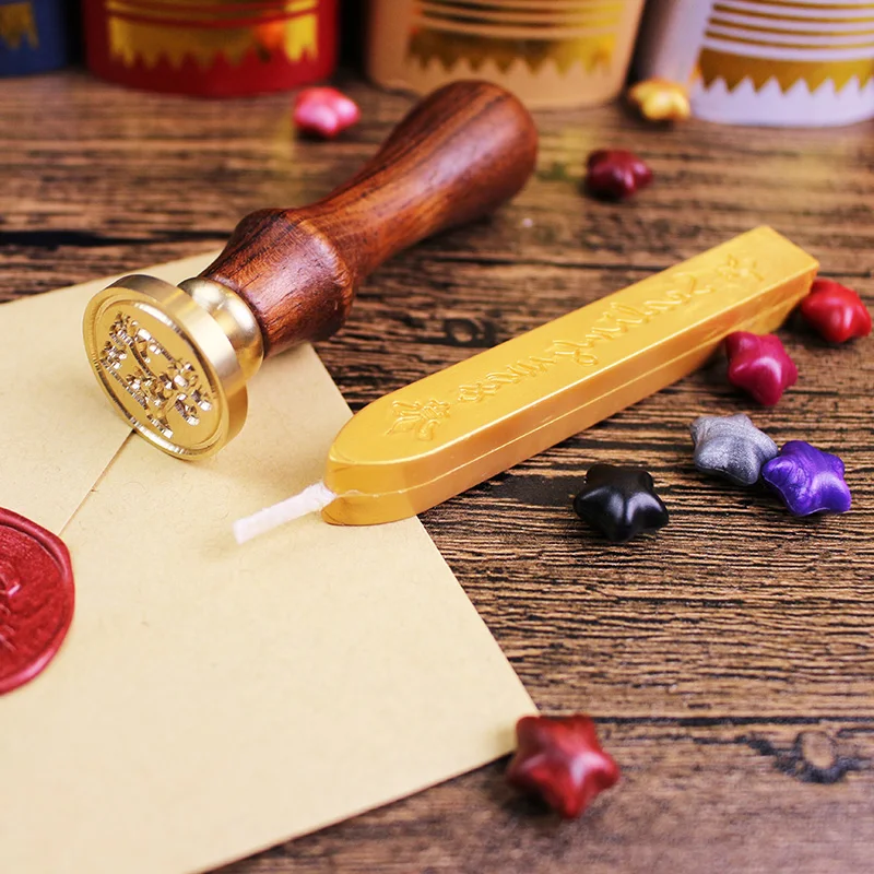 Sealing Wax Stamp Quill Dip Pen Set Vintage Peacock Feather Fountain Pen Gift