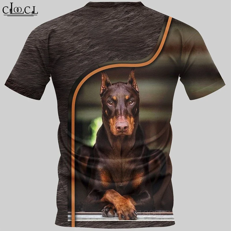 HX 2021 Newest Popular doberman T Shirt 3D Print Fashion Harajuku Streetwear Pullover Tops Oversized Clothes Drop Shipping