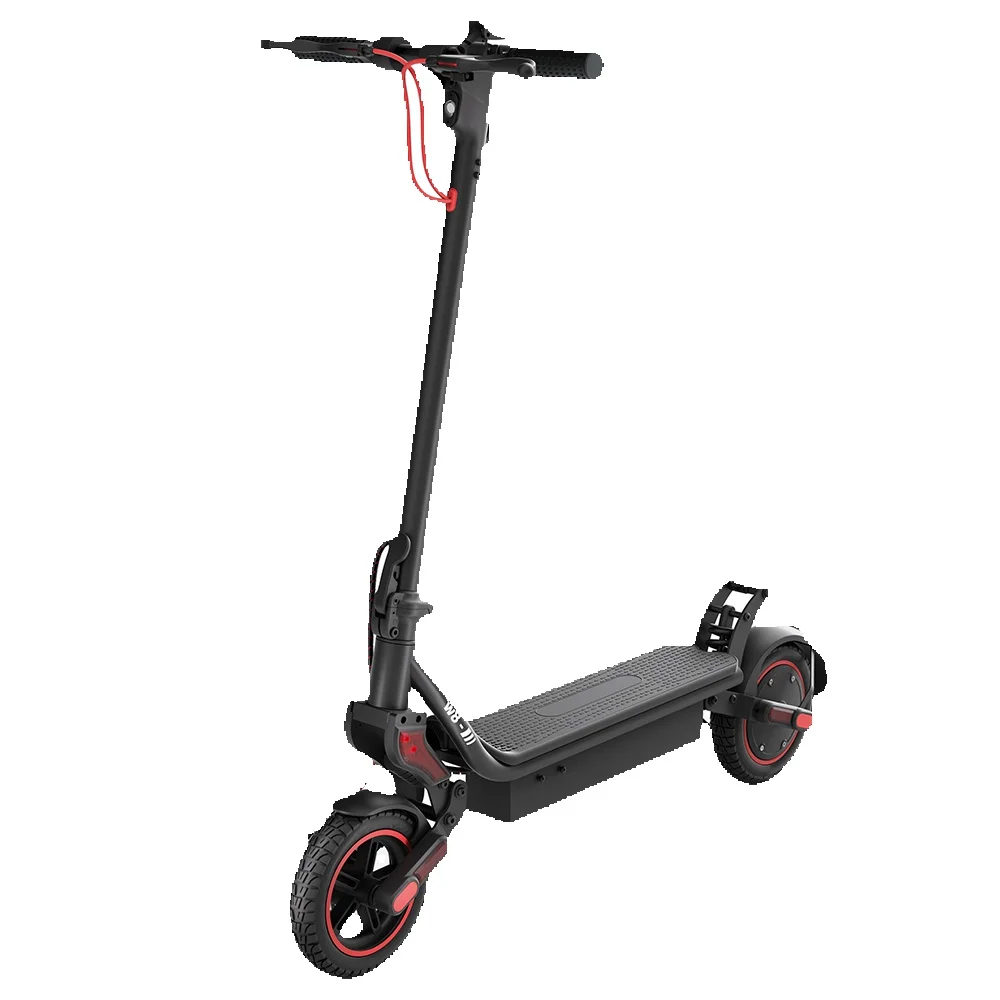 Elektroroller für Erwachsene mit Schwingfederung iScooter W8 48V 14Ah 9,3 Zoll Offroad-Reifen Doppelte Scheibenbremsen Voltix APP