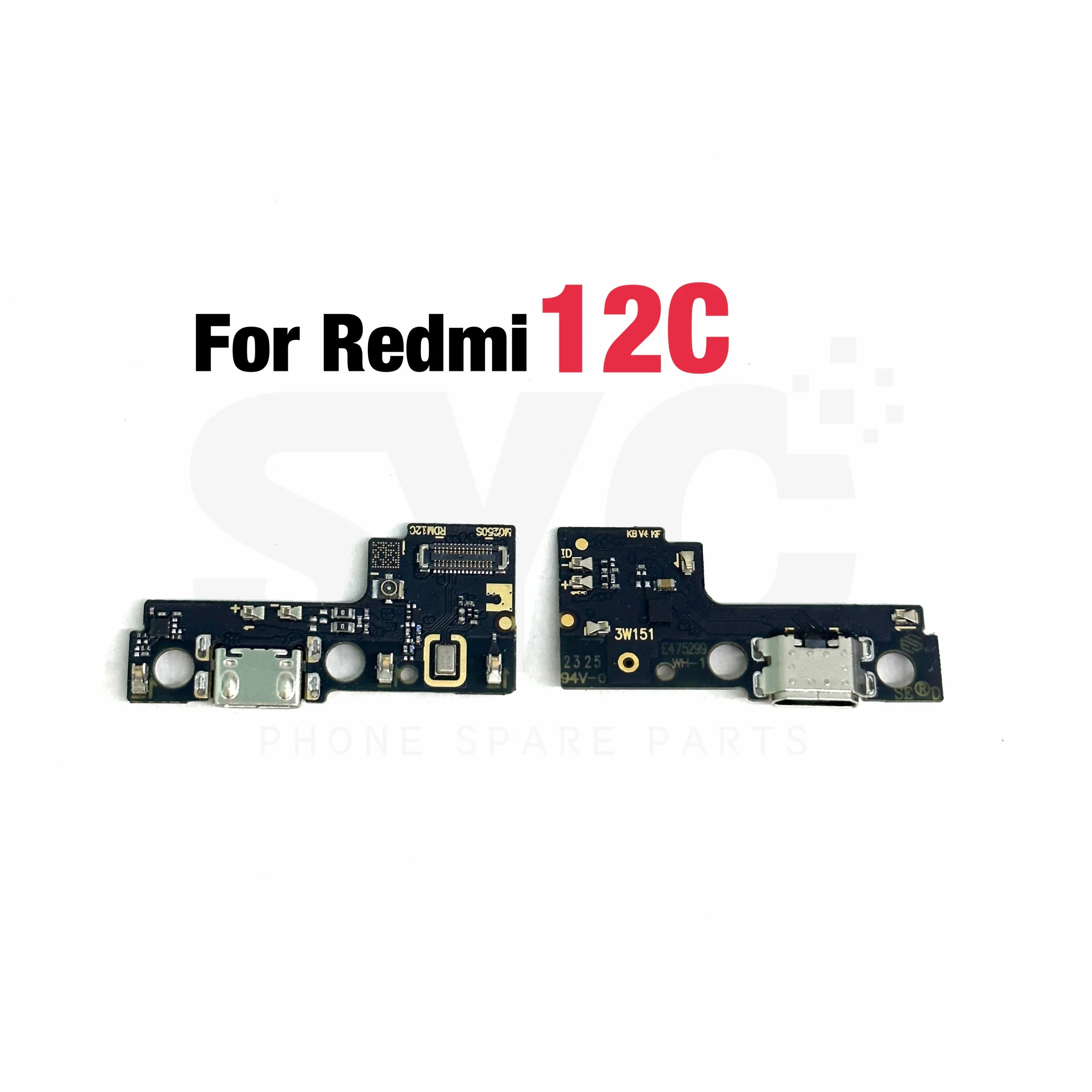 Good quality For Xiaomi Redmi 13C 12C 12 13 4G 5G USB Charging Dock Connector Port Board Flex Cable Repair Parts With IC