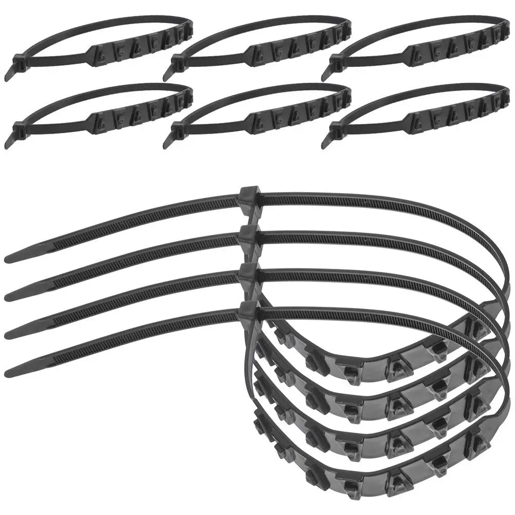 

12 шт. универсальные цепи противоскольжения для мотоциклов и автомобилей, аварийные, для быстрой установки на шины