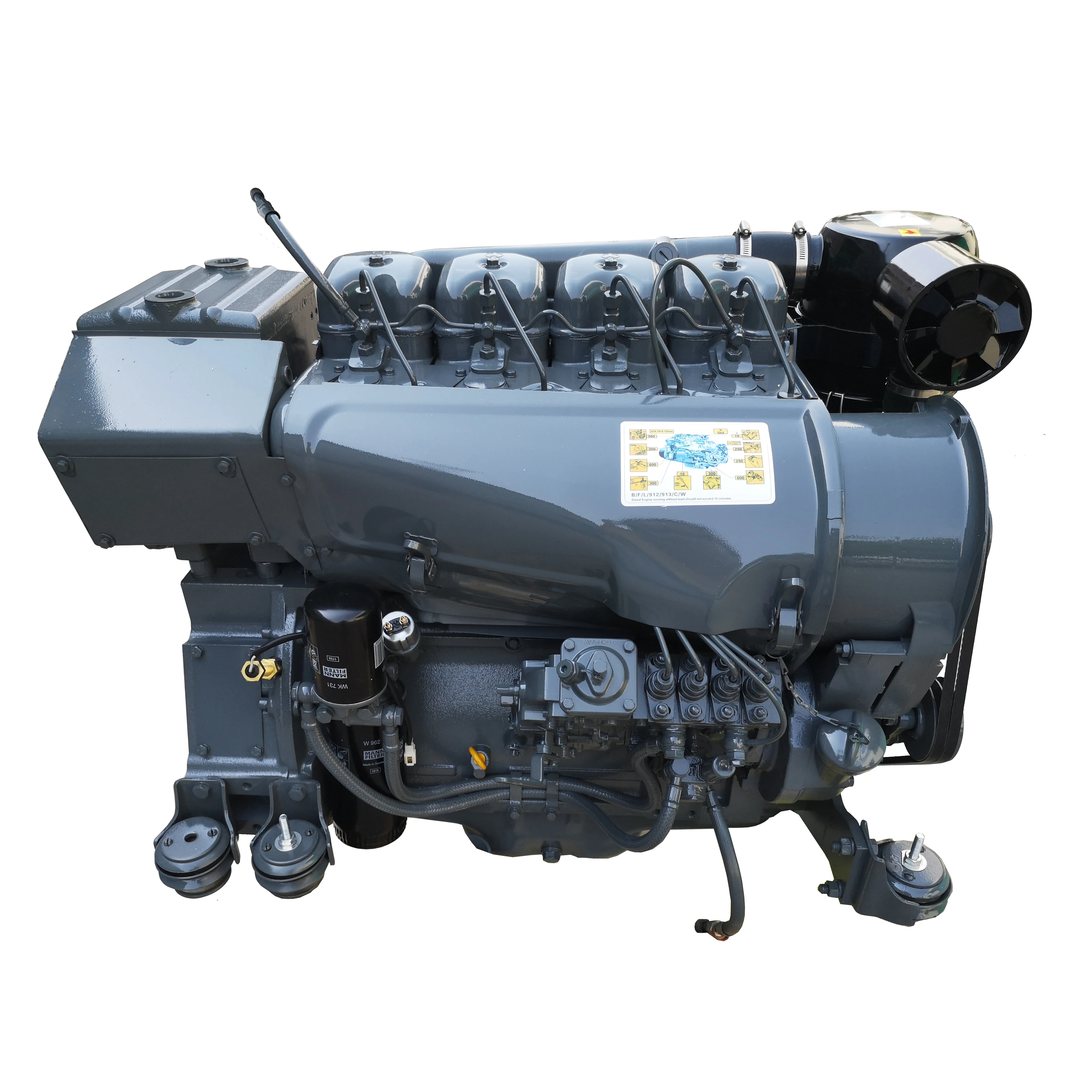 Beinei Machinery Diesel Engines Air Cooled 4 Cylinder 4 Stroke F4L914 914 1500rpm 1800rpm 2300rpm For Deutz Engine Assembly