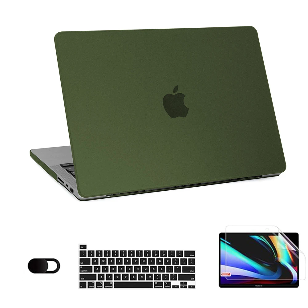 2025 Nieuwe Ultra Dunne Hard Shell Laptop Case Voor Macbook Air 13 Case Voor Macbook Pro 14 M5 M4 M3 M2 M1 Chip Air 13.6 15 2024 Cover
