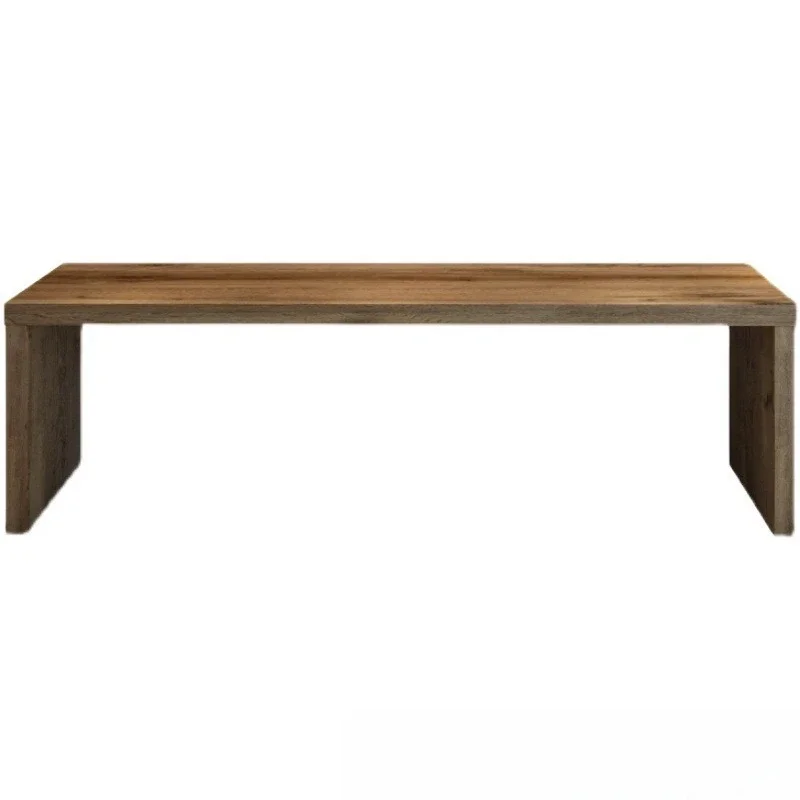 Solid wood double desk study home writing desk simple office computer desk