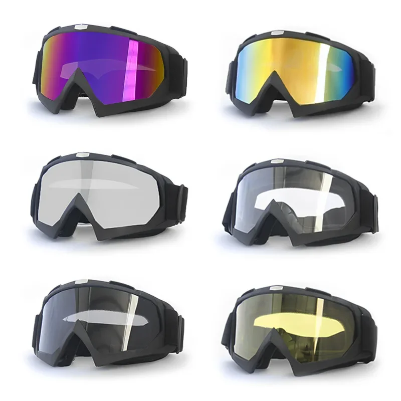 

Protective Goggles Outdoor Motorcycle Windproof Sandproof Eyewear Tactical Anti-Explosion Face Shield Motocross Ski Glasses