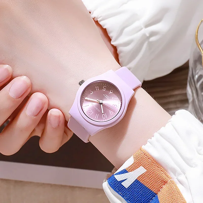 Brand Silicone Strap Quartz Watch for Women Casual Fashion Luxury Ladies Wristwatch Montre Femme Clock Reloj Mujer