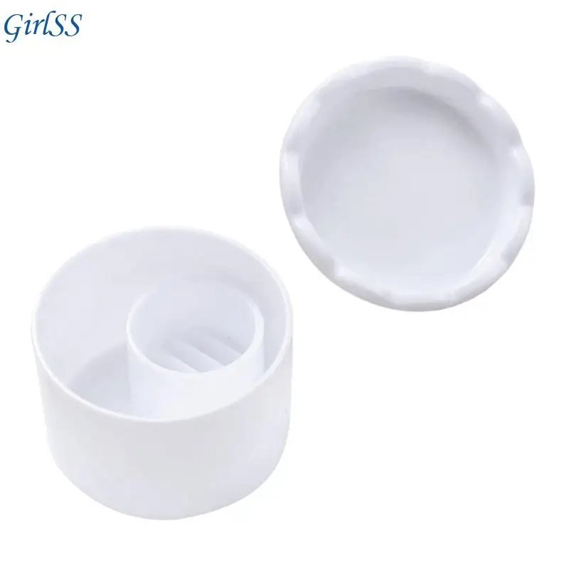 Contenitore pulizia degli utensili per unghie impilabile con coperchio per conservazione a colori multipli T4MB