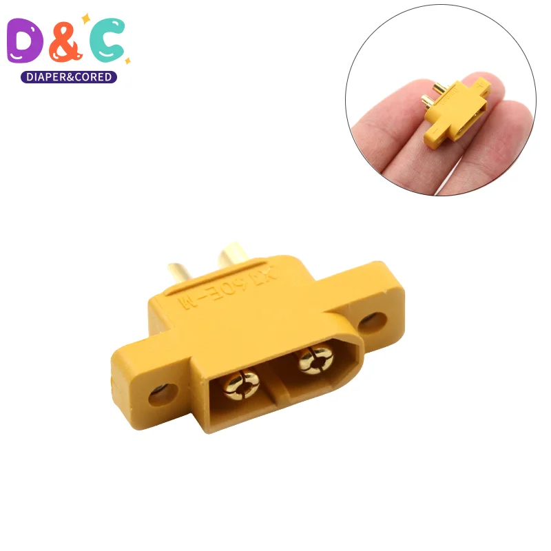 Hot sale 1Pcs XT60E-M Mountable XT60 Male Plug Connector For RC Models Multicopter