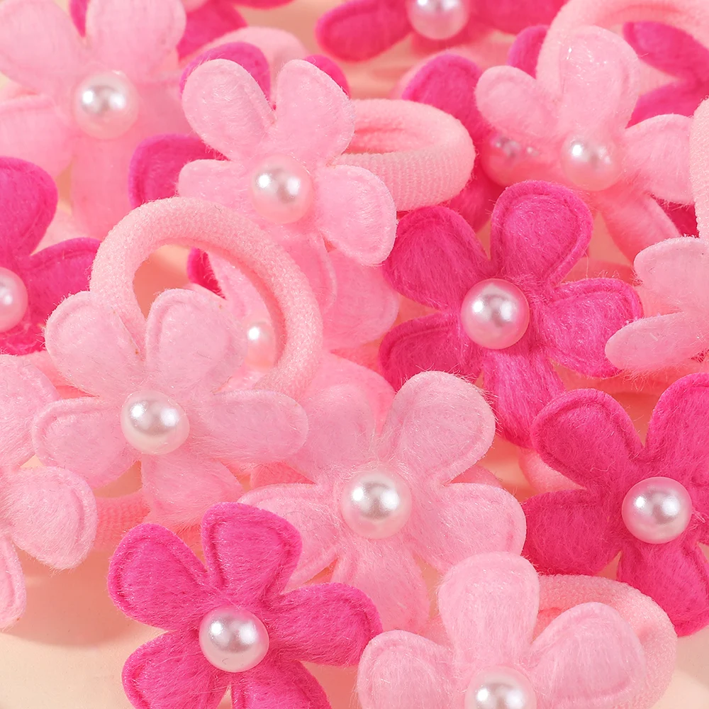 20 teile/los Kinder Elastische Haarbänder Mädchen Gummiband Für Kinder Süßigkeiten Scrunchie Haar Krawatten Nette Baby Haar Zubehör – Detail 15
