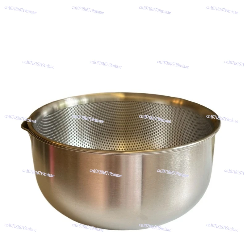 Stainless Steel Vegetable Washing, Rice Washing, Leaking Basin, Noodle Beating, Egg Basin, Soup Basin, Fruit Basket