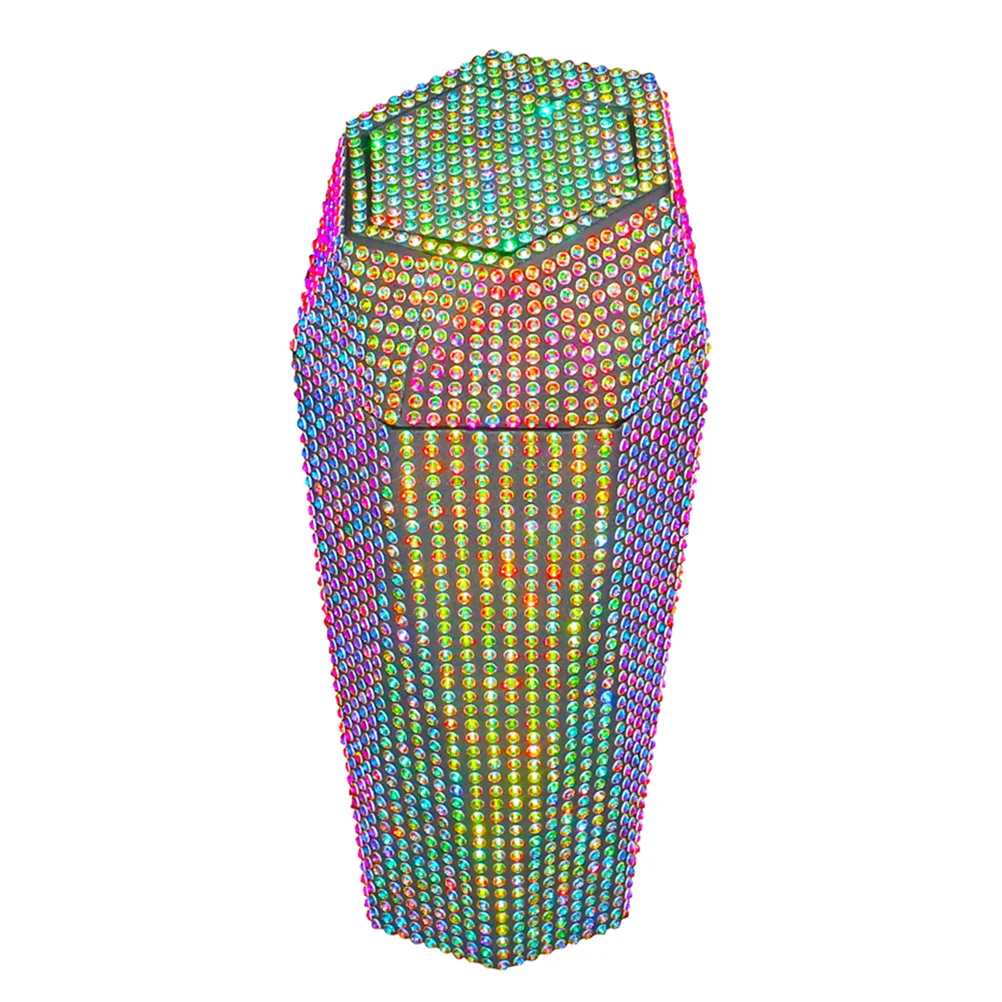 

Rhinestone Studded Colorful Round Car Trash Can Large Capacity Mini Size Detachable Design Sparkling Fashionable Vehicle Garbage