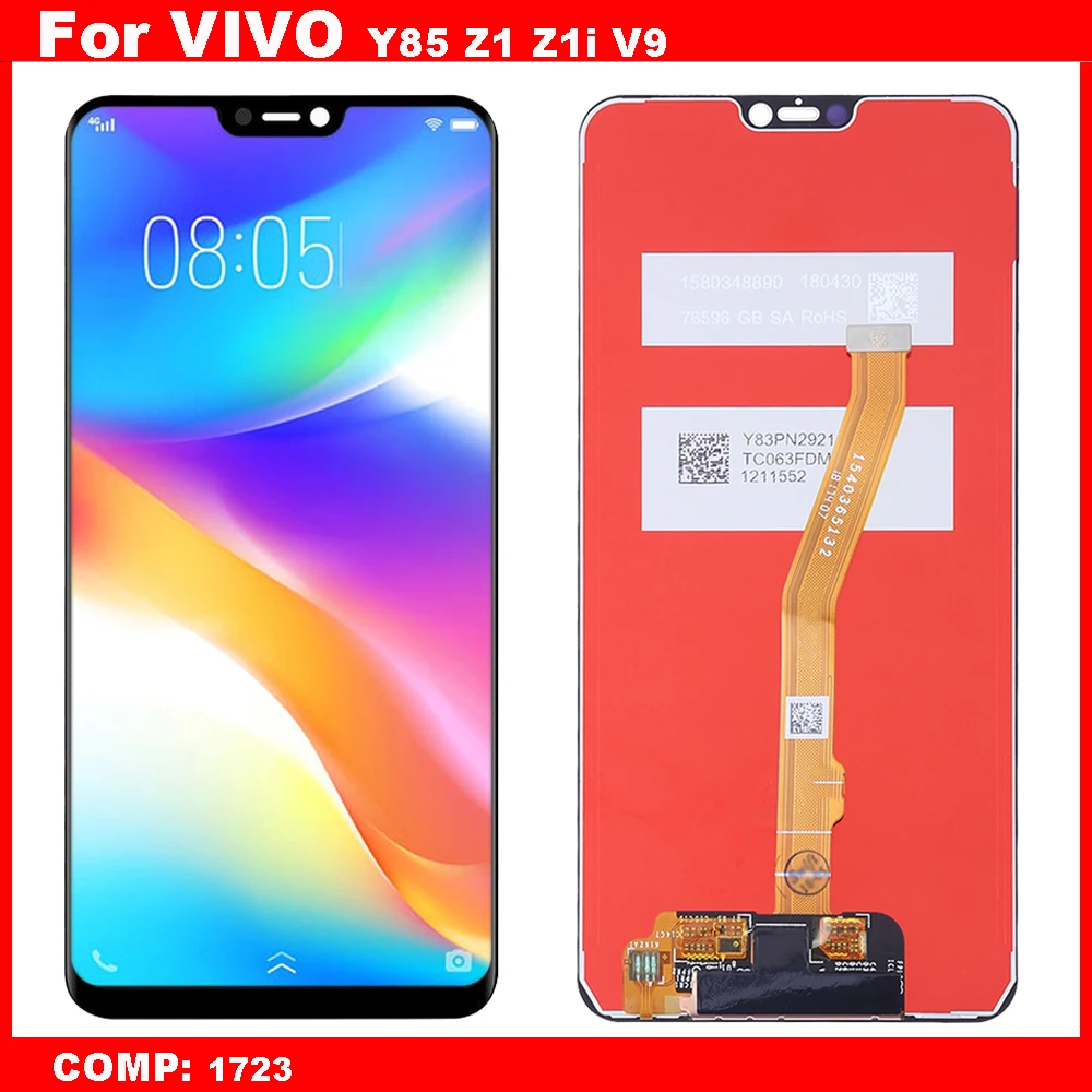 6.3'' LCD Screen For VIVO Y85 Z1 Z1i V9 Youth V9 1723 LCD Display Touch Screen Digitizer Full Assembly Replacement repair