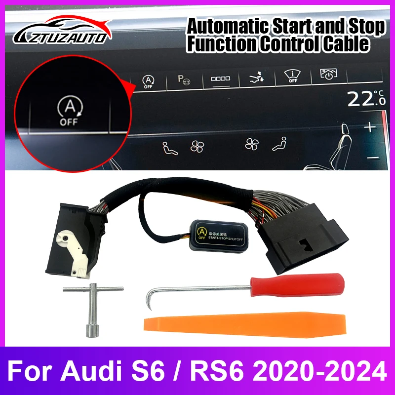 For Audi RS6 S6 Auto Accessorie Start Stop Engine Smart off Canceller Delete Eliminator Disabler Device Control Sensor Plug