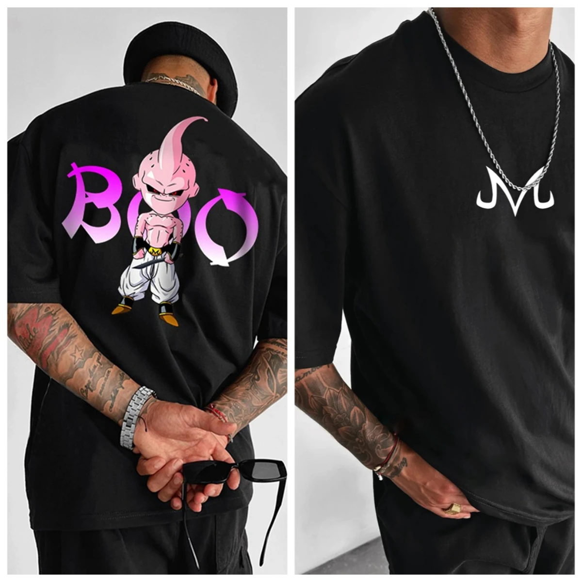 

American Magic Man Buou Print Personalized Printing Men's and Women's Same Loose and Comfortable Large Size T-shirt Short Sleeve