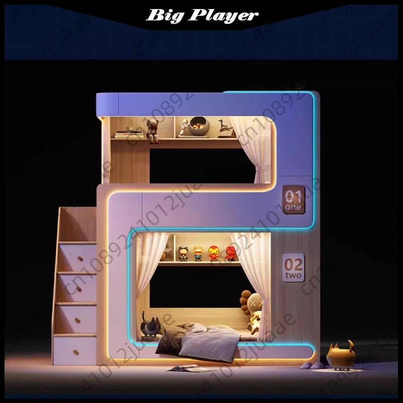 Bunk Beds E-sports Hotels Spacecraft CustomizationHomestays Student Dormitories Do Not Disturb Each Other Siblings High-low Beds