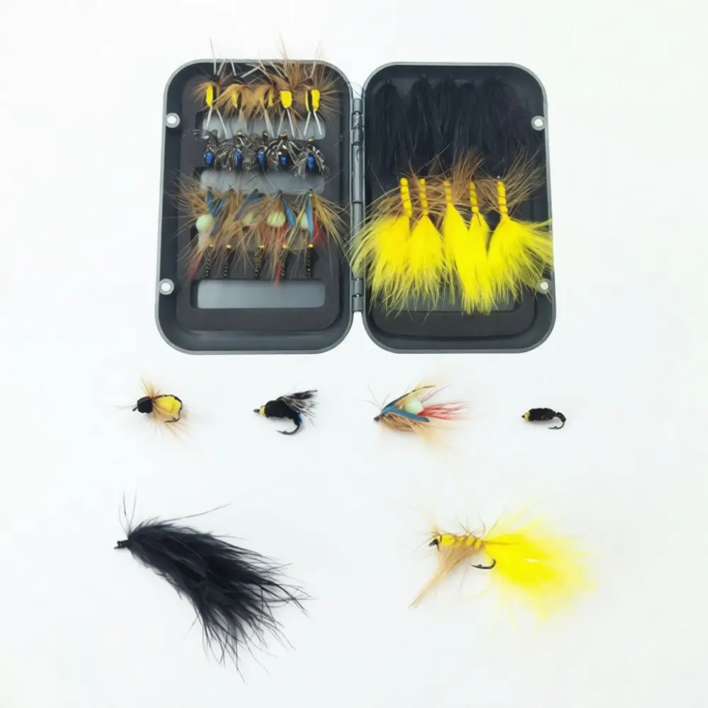 Simulation Fly Fishing Flies Mixed Butterfly Mosquito Lures Micro Tackle For Trout Bass Freshwater Outdoor Sports