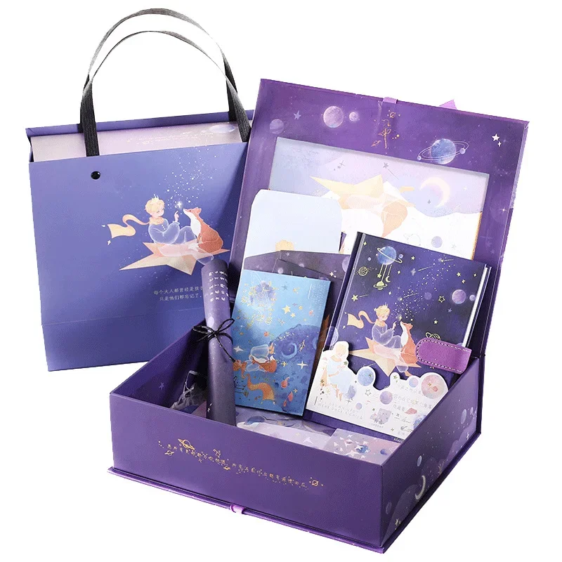 Little Prince Series Hand Account Scrapbooking Set Exquisite Fox Star River Gift Box Student DIY Stationery Supplies