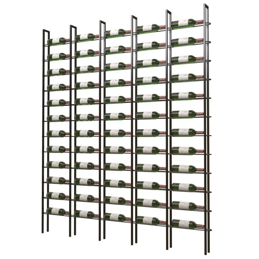 Industrial Style Wine Rack Partition Floor Creative Screen Decoration Display Shelf Wine Cabinet Restaurant Booth Wrought Iron