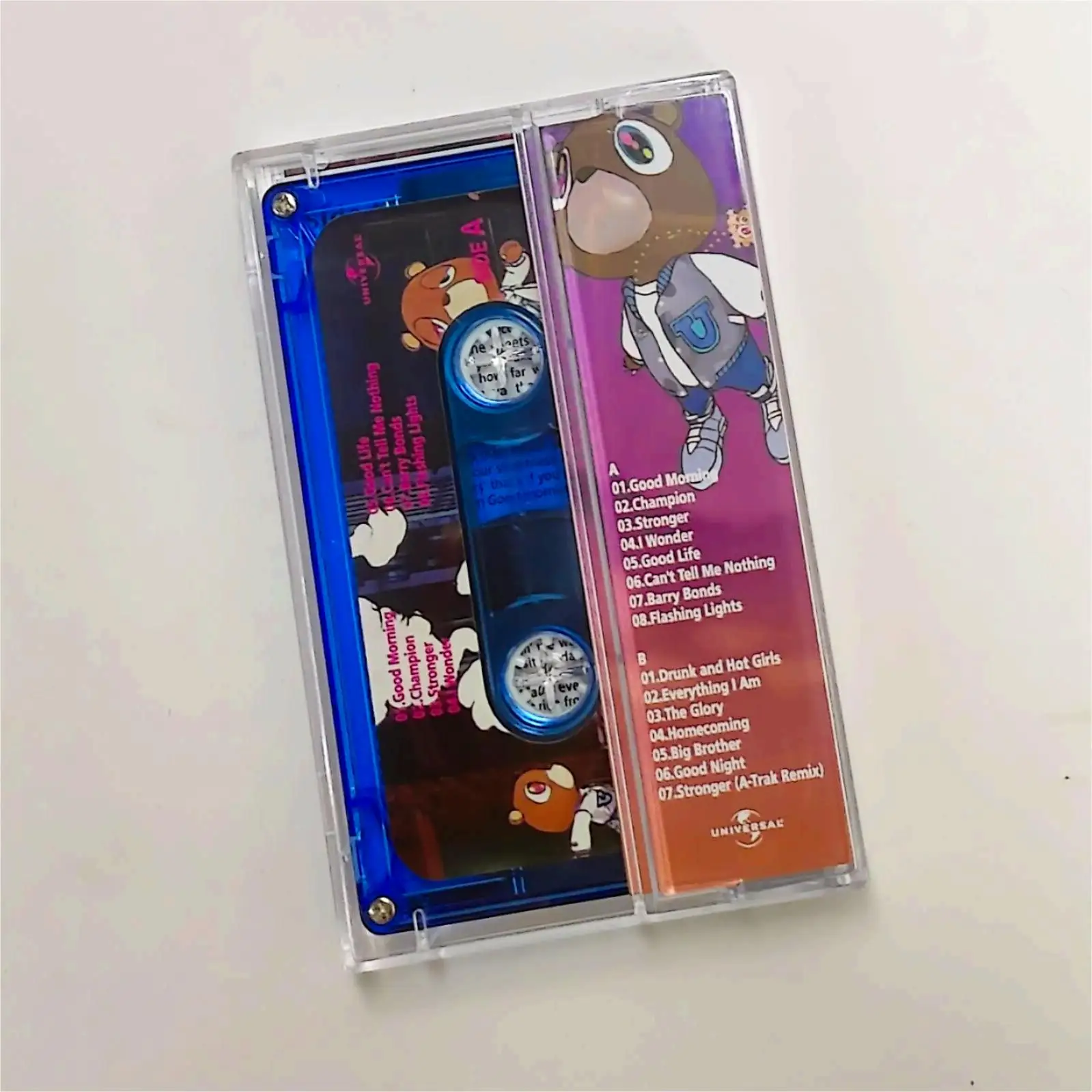 New Rap Konman Kanye West Music Tape, Graduation Album Music Cassettes, Cosplay Walkman Car Recorder Soundtracks Box, Party Music