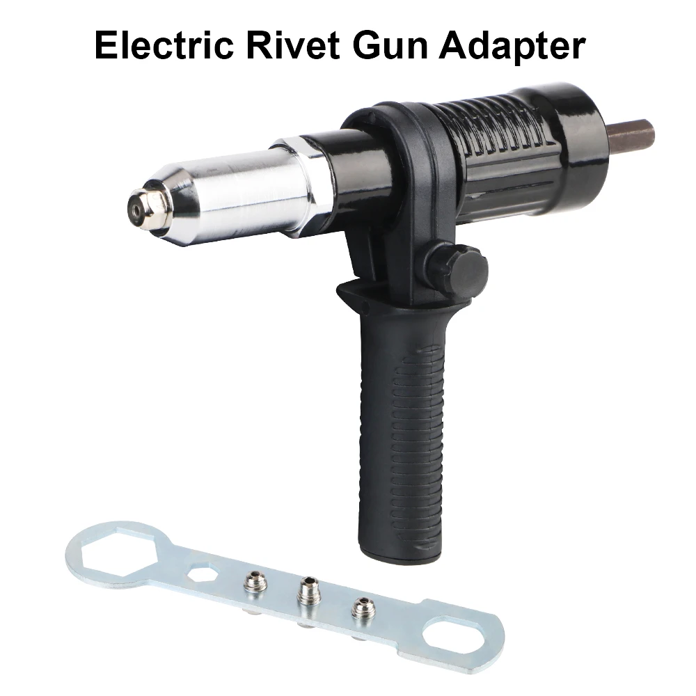 Riveting NUT ปืนอะแดปเตอร์ Universal เปลี่ยนได้ NUT บิตเล็บชุด 2.4 มม.-4.8 มม.3 ชิ้น/เซ็ตไฟฟ้า Rivet NUT Gun CONNECTOR