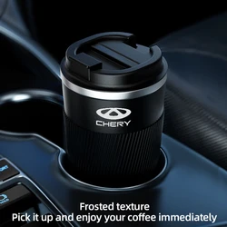 Suitable for Chery Tiggo 7 Pro 8 Plus 4 5 3 2 T11 5X Amulet Fulwin Arrizo 5 510ml Car Stainless Steel Hot and Cold Coffee Cup
