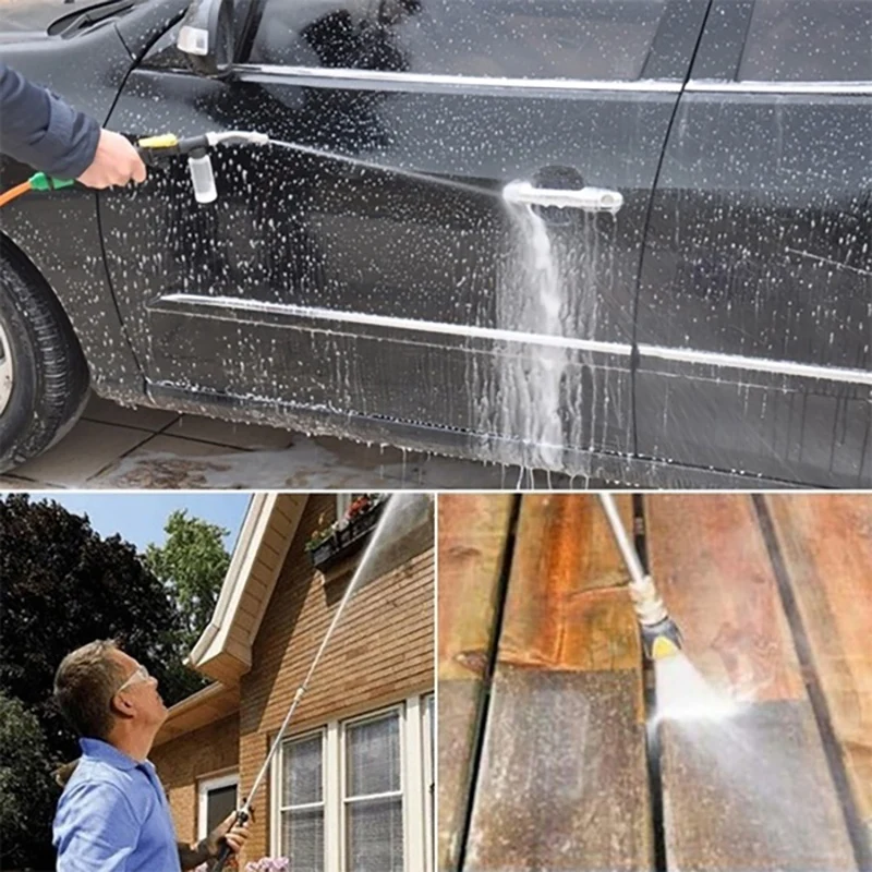 Car Wash High Pressure Washer Cleaning Lance Portable Cleaner Nozzle Spray Car Washing Garden Irrigation Washing Tools