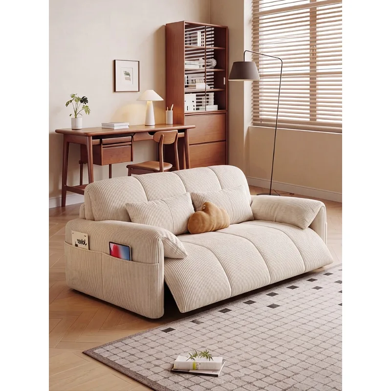 Electric sofa bed folding dual-purpose living room multi-functional dual-purpose small apartment