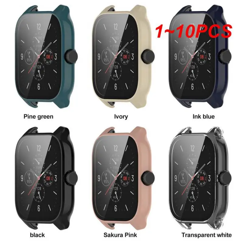 1~10PCS Protective PC Case Glass For Amazfit GTS 4 Smart Watch Bumper Screen Protector for Huami Amazfit GTS4 GTS4 Mini Cover