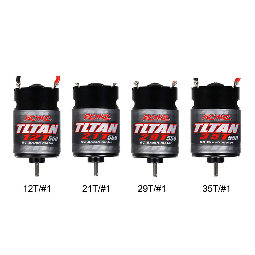 12T/21T/29T/35T 550 Brushed Motor for 1/10 RC HSP HPI Wltoys Kyosho TRAXXAS TRX4