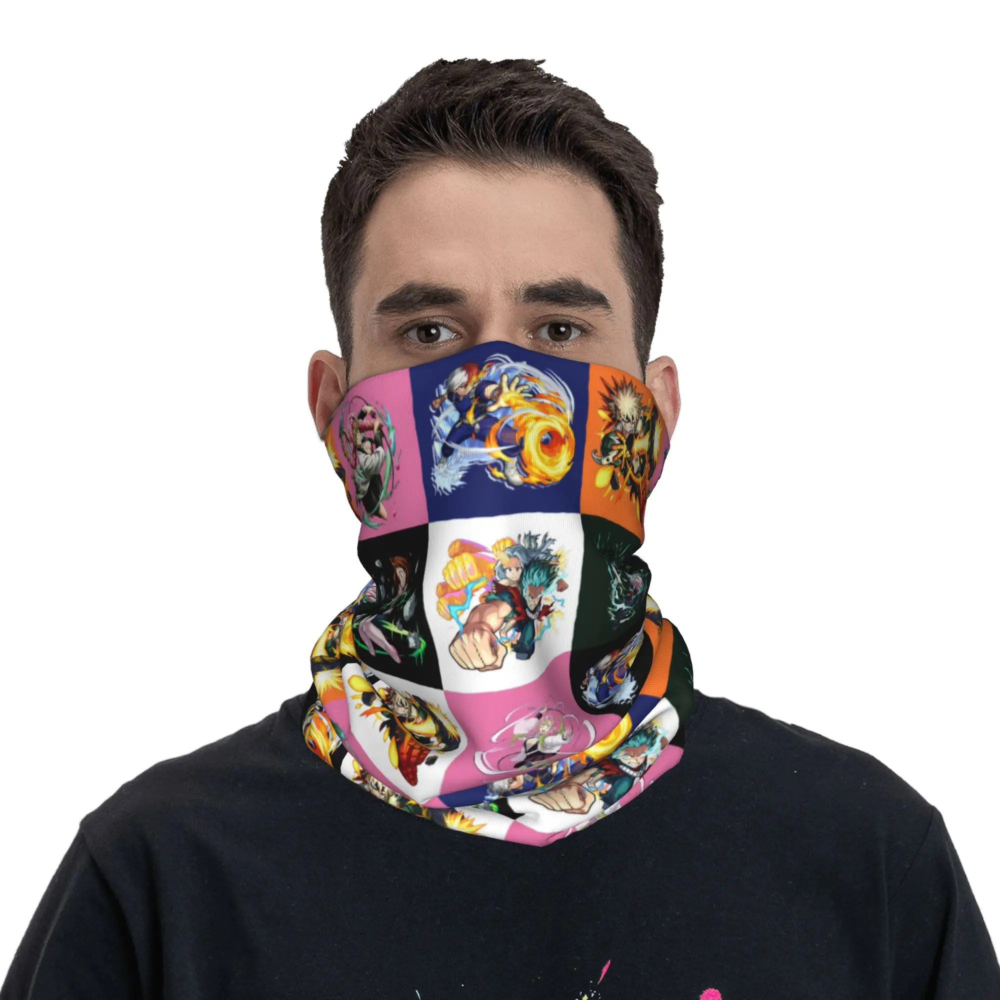 Ochaco Uraraka My Hero Academias Izuku Midoriya Bandana Ski Camping Wrap Scarf Katsuki Bakugo Kanroji Mitsuri  Balaclava Warmer