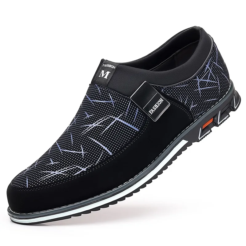 Men's Formal Shoes Cowhide Leather Shoes Banquet Professional Men's Comfortable Low Top British Casual Shoes Large Size Shoes
