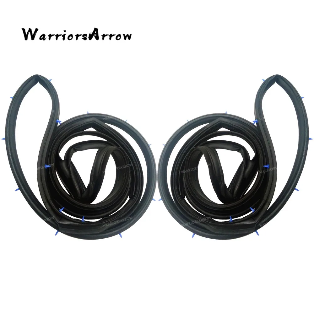 

Pair Rear Left Right Door Opening Weatherstrip Seal Rubber Black For Nissan Sentra 2013-2018 82831-3RA0A-A11 82830-3RA0A-A11