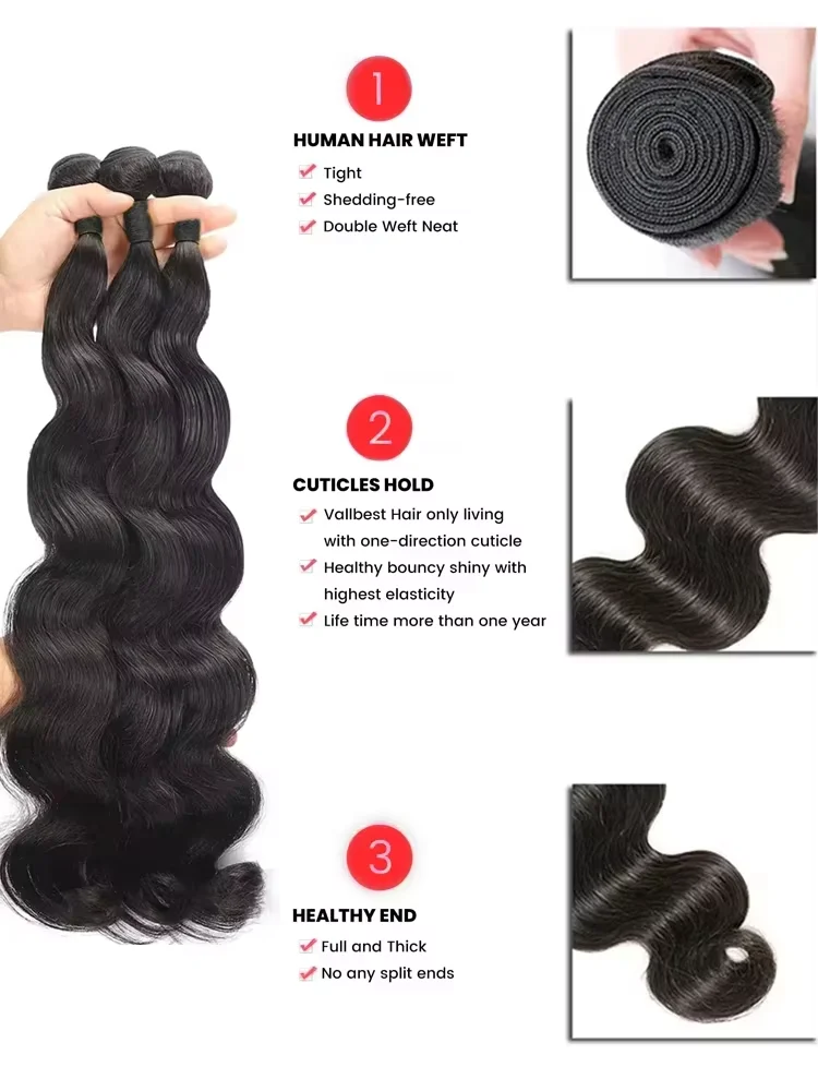 30 40 Inch Body Wave 3 4 Bundles 100% Unprocessed Burmese Raw Virgin Human Hair Bundle Double Weft Drawn Hair Wavy Extensions