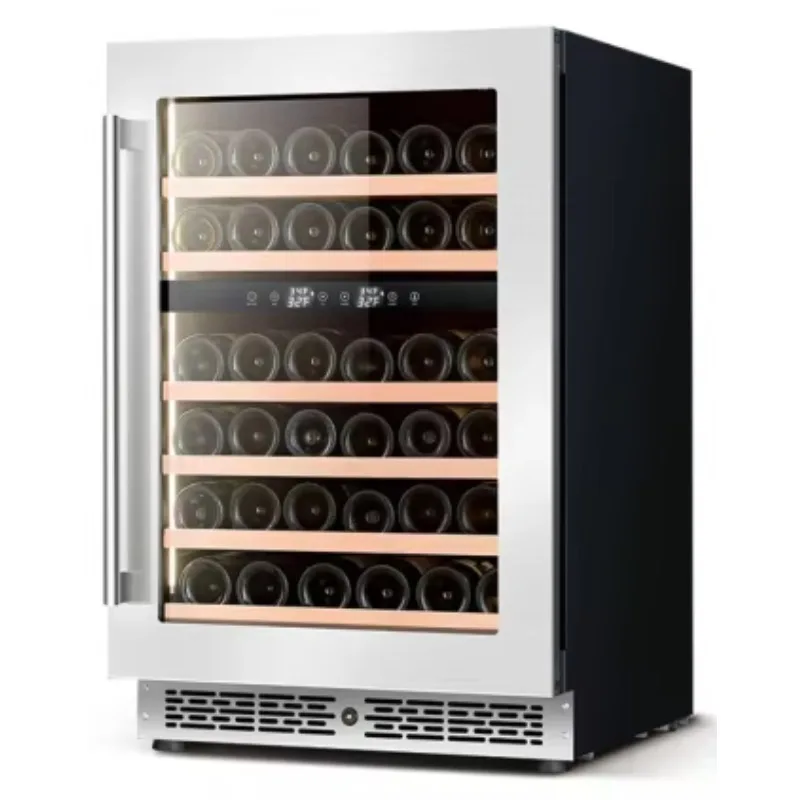 Airo Compressor Refrigerated Wine Cabinet Touch Screen Temperature Control Semi-Automatic Defrosting Adjustable 304