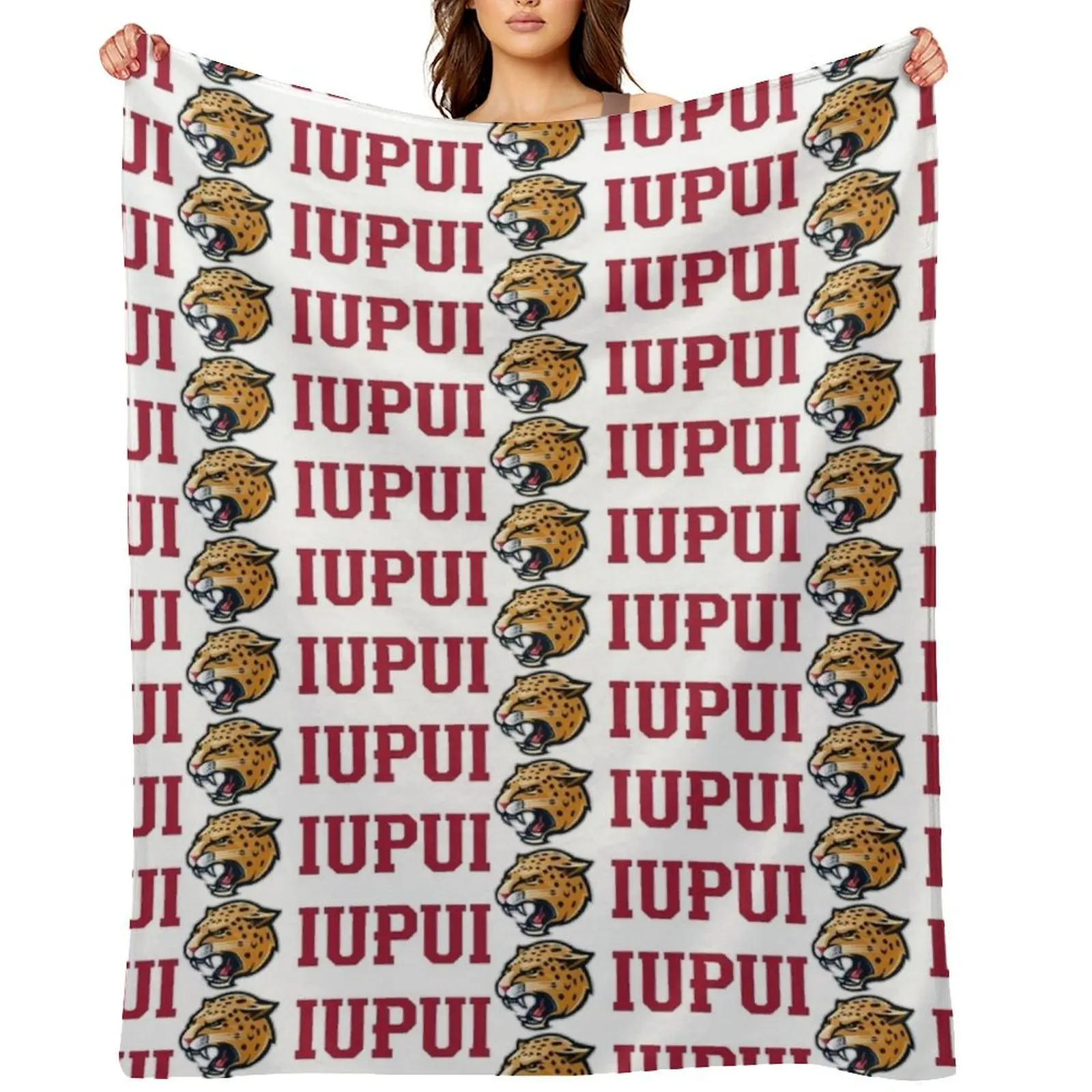 

IUPUI Throw Blanket cosplay anime for babies Quilt Thermal Blankets