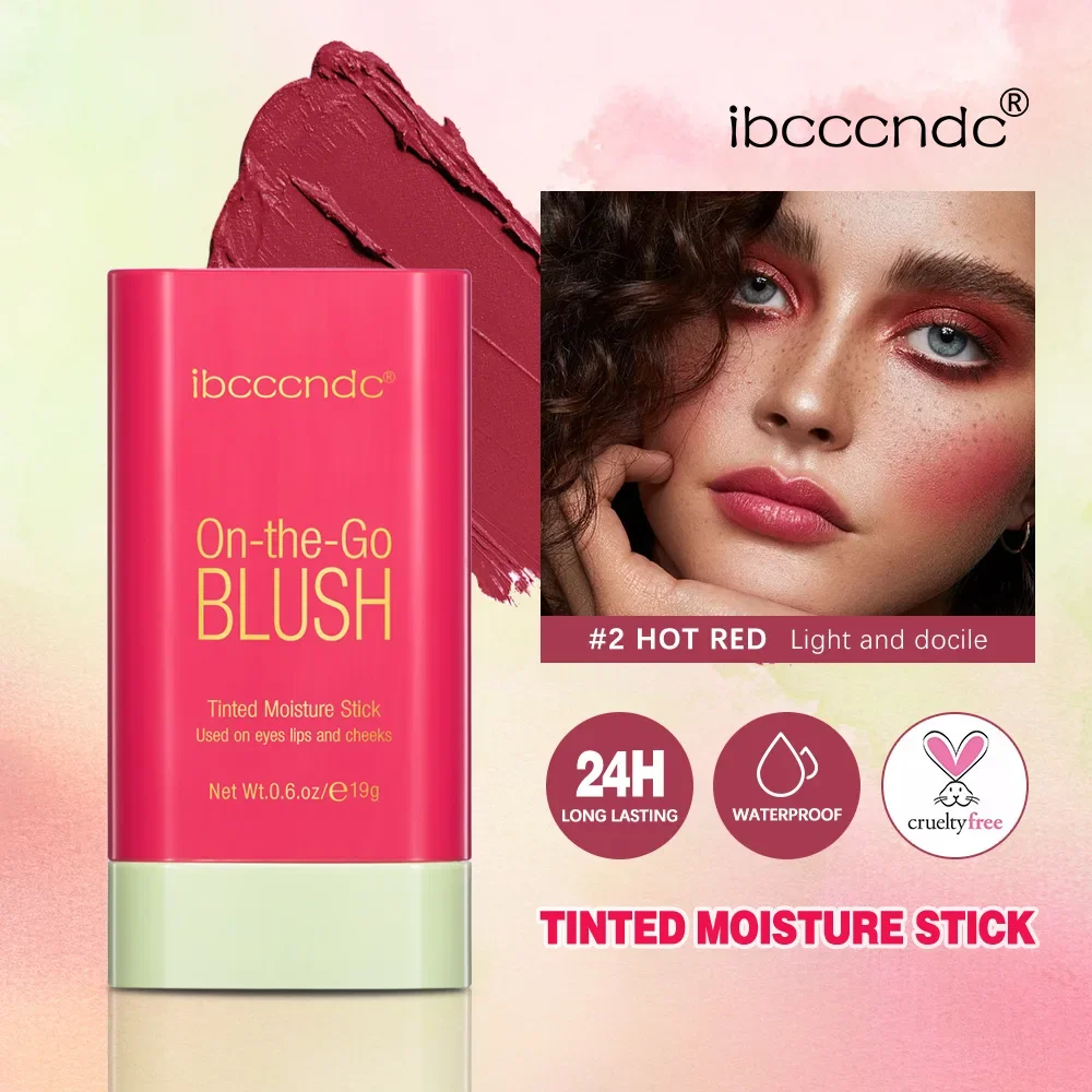 Stick moisturred colorato rossetto Blush Stick 3-in-1 occhi guancia e labbra tinta impermeabile crema leggera Multi Stick trucco