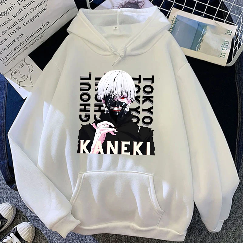 Fashion Autumn And Winter Anime Kaneki Ken Print Hoodie Sweater Men And Women Pullover Casual Top