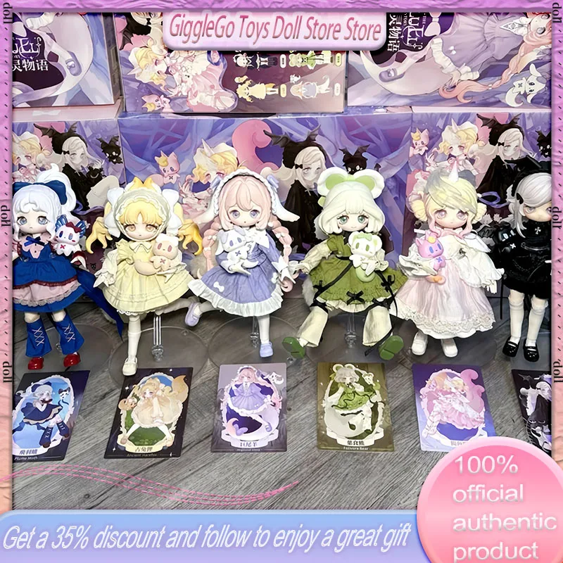 

Первая партия натуральной серии Lulu Spirit Story, 12-точечная подвижная кукла Bjd, слепая коробка, милый орнамент, подарок для девочки