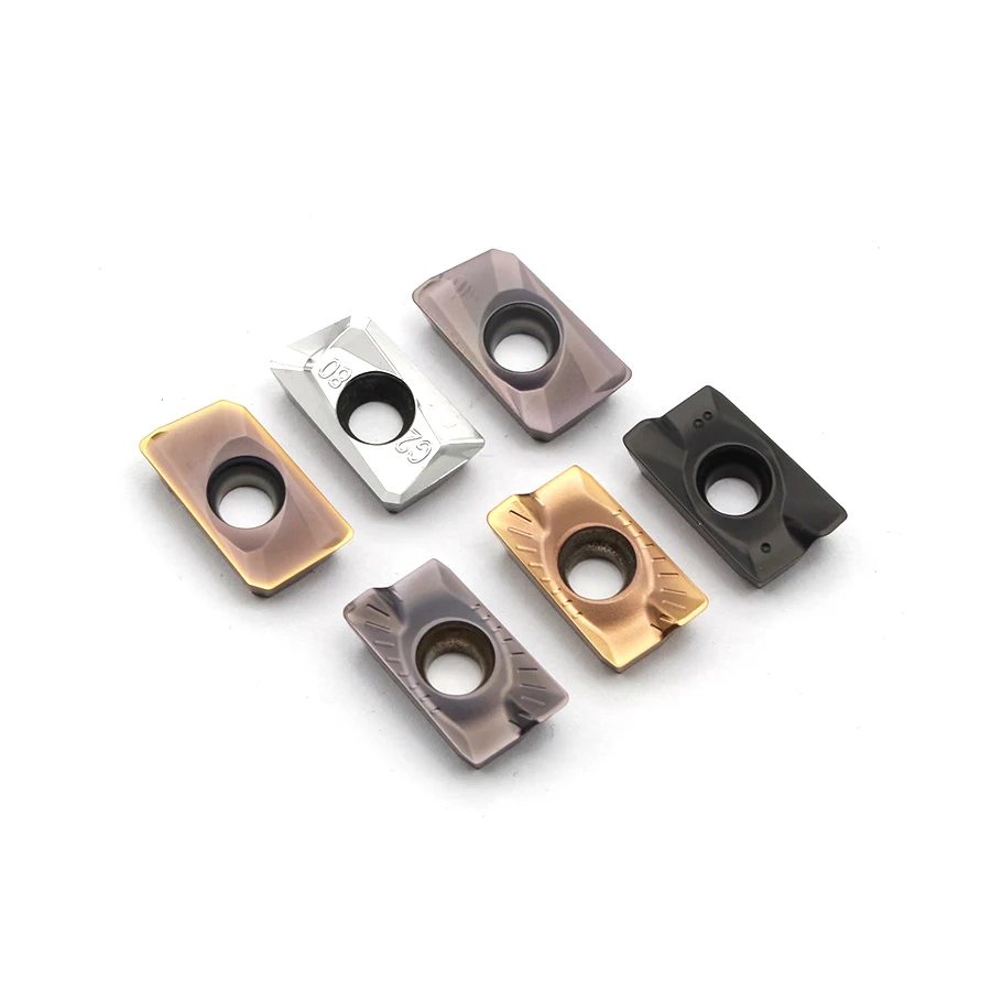 Imagem -03 - Inserções de Corte de Torno Cnc Apmt1135pder Apmt1604pder Carboneto Fresa Inserções de Alta Qualidade Ferramentas Fresa Cabeça R0.8