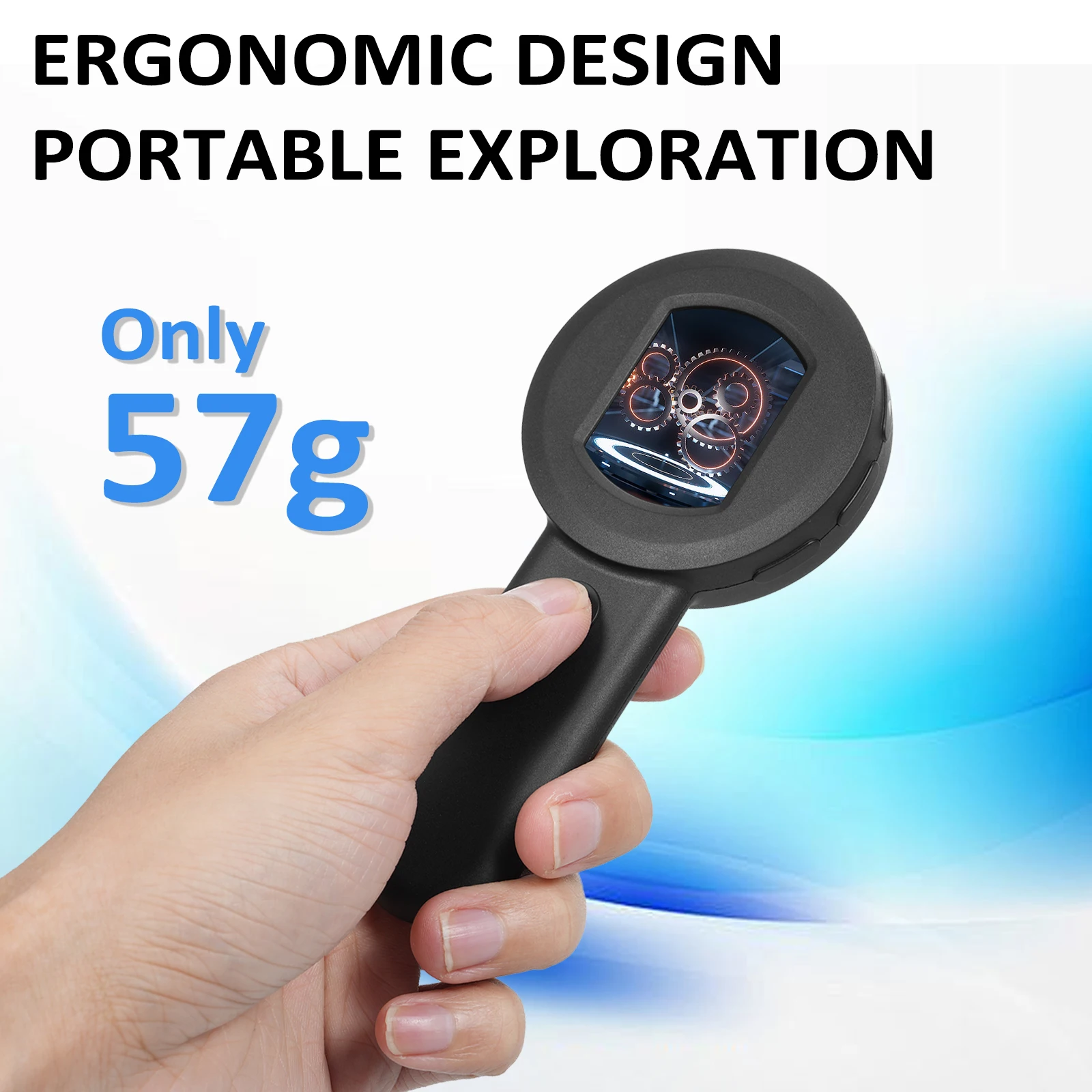 Digital Magnifier 2.0inch IPS Screen 100X Zoom Magnifying Glass Coin Magnifier with 2 Color Light Mode Windows/Mac Compatible