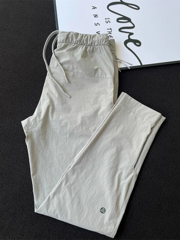 

Cleanfit American Sle Functional Cargo Pants Men's Summer Thin Ice Silk Qui Dry Straight Leg Design Sensation Workwear