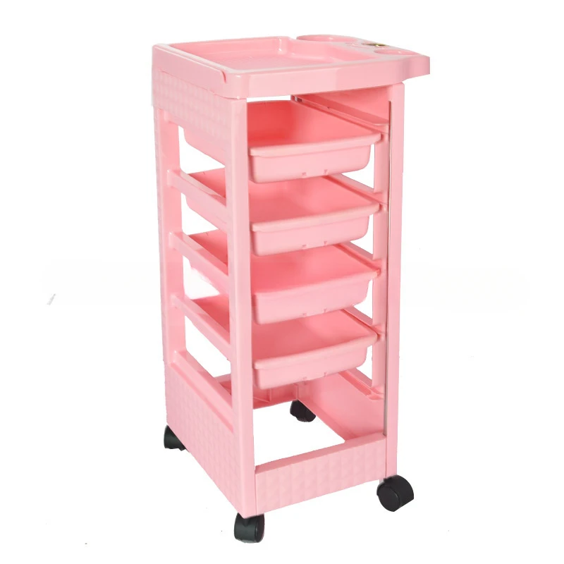 Bar Cart Hairdressing Salon Stations Furniture Trolley Organizer With Wheels Auxiliary Barber Units Cabinet Lash Tattoo