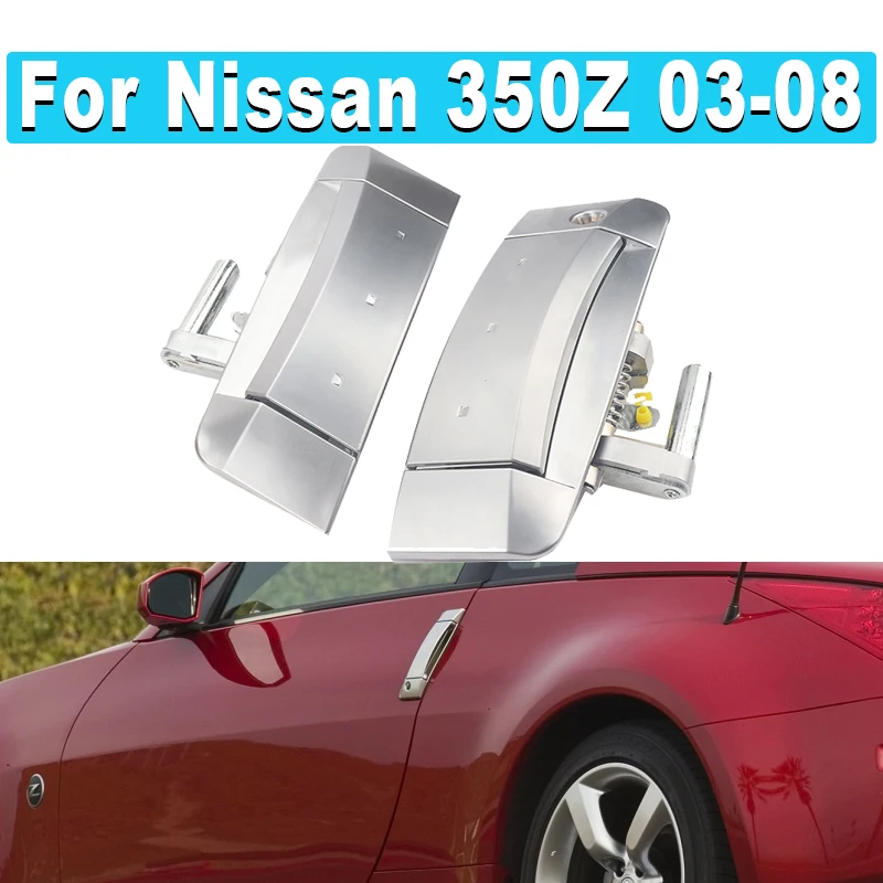 Car Driver Passenger Exterior Handles 80607-CD40E 80607-CD41E Outside Outer Door Handle Car Accessories For Nissan 350Z 03-08